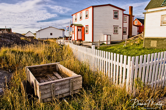Cart, Fence and House, Tilting, Fogo Island, Newfoundland
© Dennis Minty