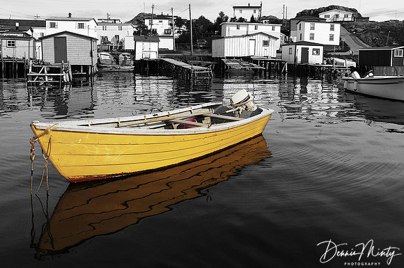 Yellow Dory, Ramea, Newfoundland, Canada
