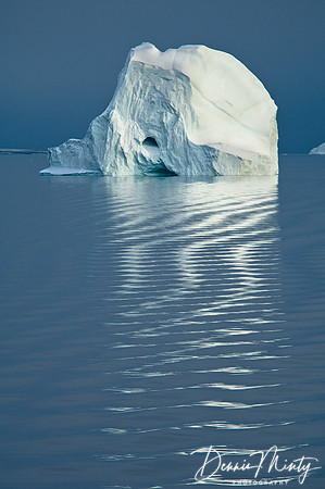 Iceberg Reflection, Navy Board Inlet, Nunavut, Canada