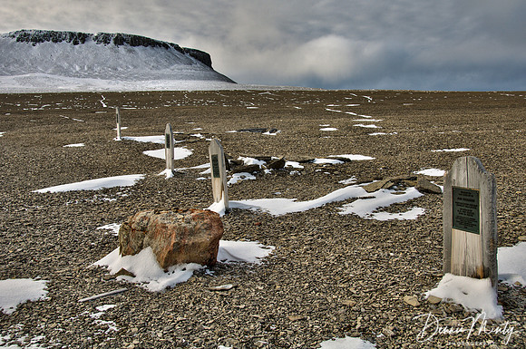 Graves of Franklin's Men, Beechey Island, Nunavut, Canada