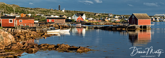 Fine Morning in Joe Batt's Arm, Fogo Island, Newfoundland