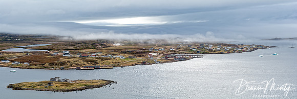 Red Bay and Organ Island, Labrador from Tracey's Hill
