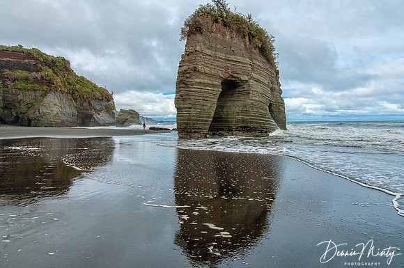 The Elephant and The Three Sisters, North Taranaki coast, New Zealand