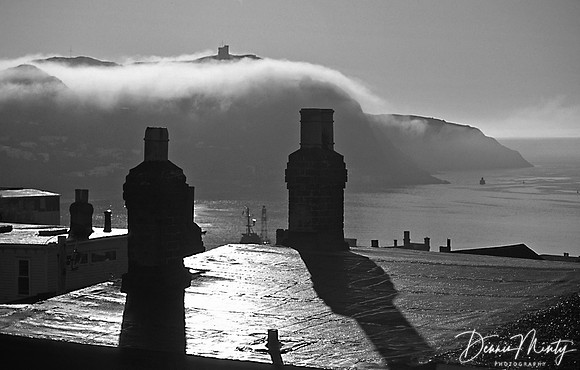 Morning Mist on Signal Hill, St. John's, Newfoundland, Canada