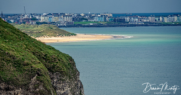 Portrush from Dunluce