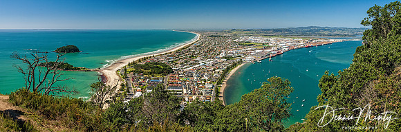 Tauranga from Mount Maunganui