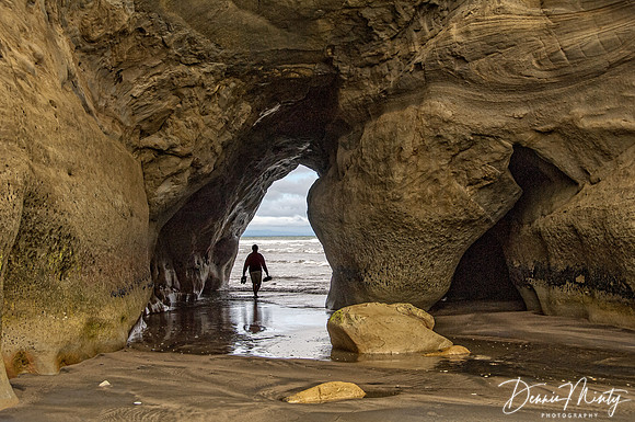 The Elephant and The Three Sisters, North Taranaki coast, New Zealand