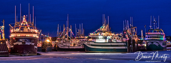 Crab Boats at Christmas, Port de Grave