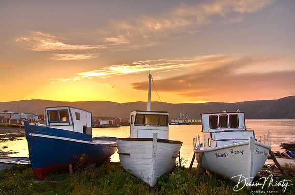 Hauled Up, Conche, Northern Peninsula, Newfoundland, Canada