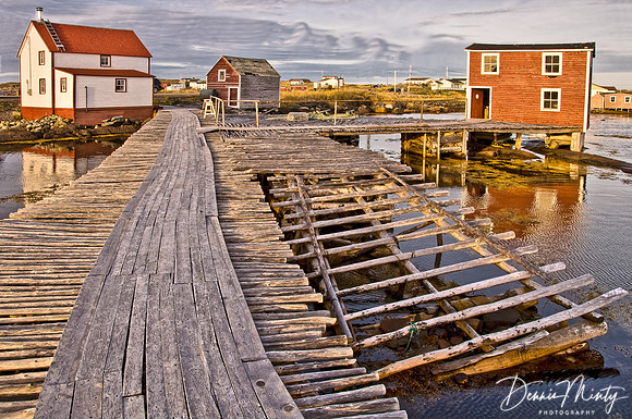 Fishing Premises, Tilting, Fogo Island, Notre Dame Bay, Newfoundland, Canada