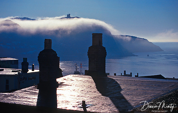 Morning Mist on Signal Hill, St. John's, Newfoundland, Canada