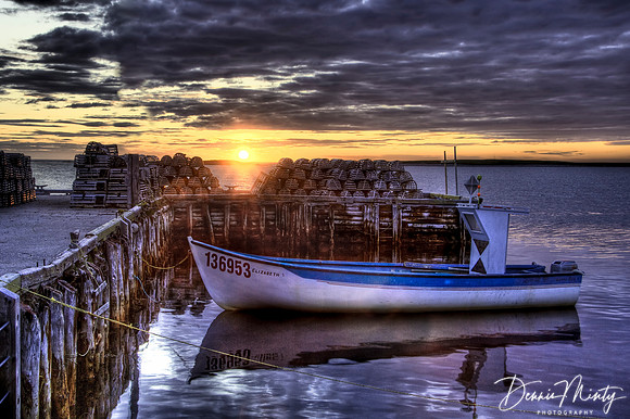 Blue Cove Sunset, Northern Peninsula, Newfoundland, Canada