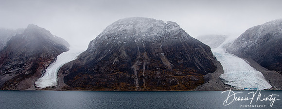 Glacier, Paterson Inlet, Baffin Island, Nunavut, Canada
