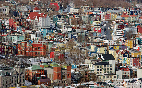 St. John's in Winter, Newfoundland, Canada