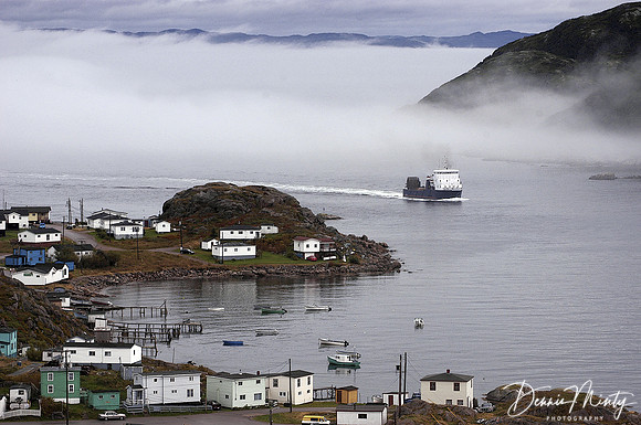 Ferry Arrives at Ramea, Newfoundland, Canada